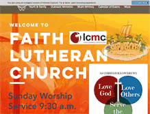 Tablet Screenshot of faithlutherangf.com